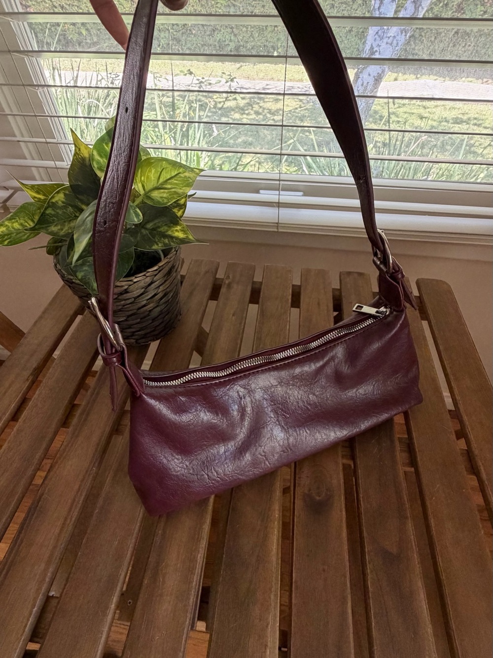 PrettyLittleThing Plum Shoulder Mini Bag